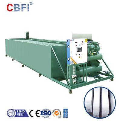 CBFI BBI100 10 tonnes par machine de bloc de glace de jour avec des tuyaux de bobine