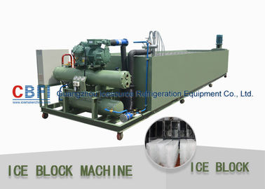 Bloc de glace d'échelle moyenne faisant le refroidissement par l'eau de machine 1000kg - 100000 kilogrammes de capacité