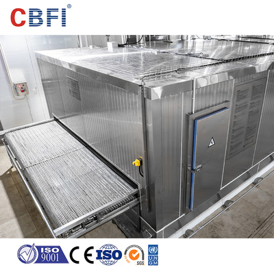 Réfrigérateur de tunnel en acier inoxydable efficace à grande vitesse R507 réfrigérant