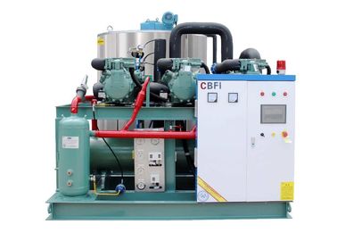 Machine à glace industrielle de flocon de 40 tonnes pour le refroidissement par évaporation de poissons/viande/algue