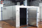 Promenade dans le congélateur de réfrigérateur de souffle d'entreposage au froid avec de l'acier de couleur, panneaux d'acier inoxydable