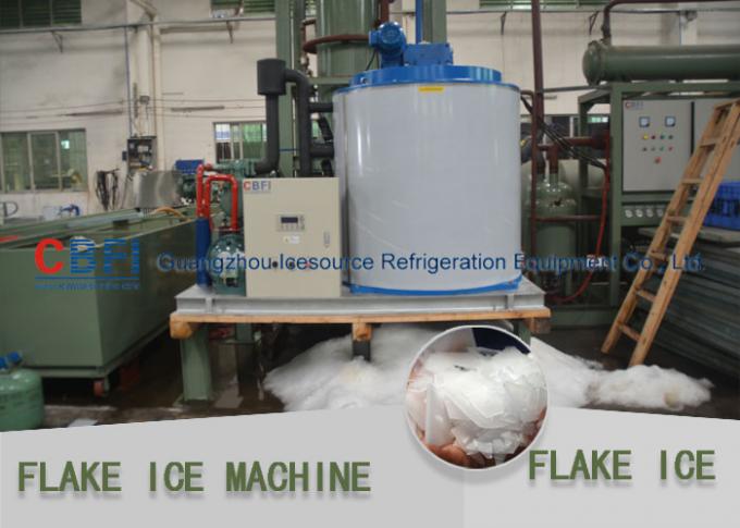 Machine à glaçons industrielle de flocon pour la viande avec du CE de garantie de 1 an approuvé