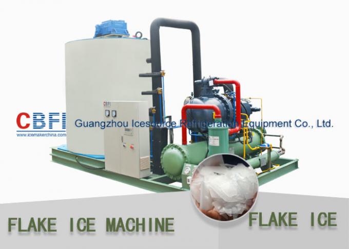 Machine à glaçons industrielle de flocon pour la viande avec du CE de garantie de 1 an approuvé