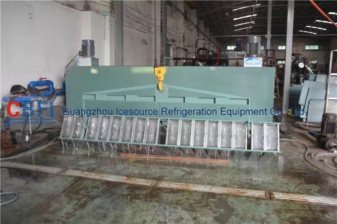 Vaporisateur économiseur d'énergie de tuyau de bobine de machine à glace de bloc avec le compresseur de Bitzer d'Allemand