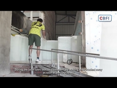 25 Tons Automatic Direct Cooling Block Ice Machine
