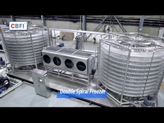Capacité de congélation de 800 à 3000 kg/heure