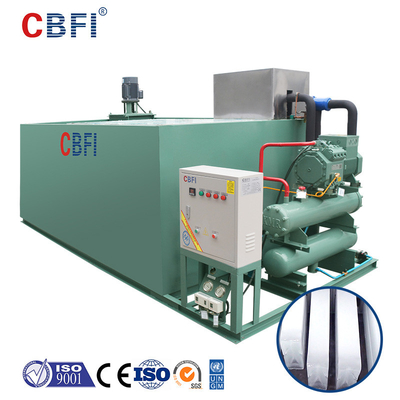 CBFI machine de bloc de glace de système de Fréon de 2 tonnes avec l'économie de puissance visuelle