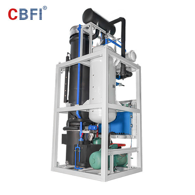CBFI grande capacité, écran tactile, refroidissement par l'eau efficace de machine à glace de tube