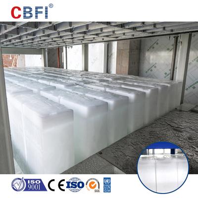 De refroidissement direct bloc de glace de grande capacité sortie machine de 10 tonnes de R517