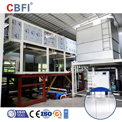 De refroidissement direct bloc de glace de grande capacité sortie machine de 10 tonnes de R517
