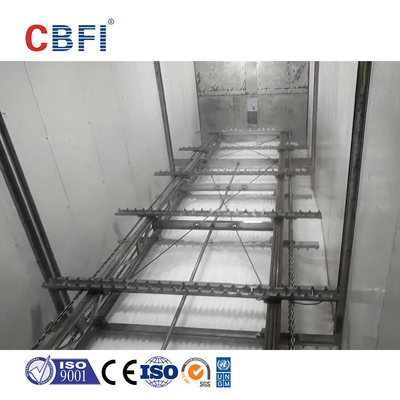 Machine automatique à glace en flocons pour la production de glace en flocons réfrigérant R404A Forme de glace en flocons