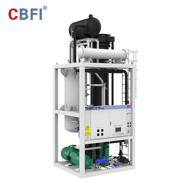CBFI grande capacité, écran tactile, refroidissement par l'eau efficace de machine à glace de tube