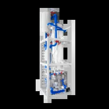 Machine de refroidissement par eau / air de tubes de glace avec l'Italie Valves de coulée Corée du Sud LG Composants électriques
