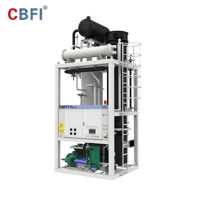 Italie Machine à glace à tubes en fonte Avec une puissance de 3,5 kW Capacité de réfrigération de 28,3 kW Source d'énergie électrique