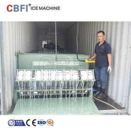 Grande usine de glace containerisée de bloc de machine à glace containerisée commerciale de bloc